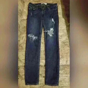 Hollister Jeans 27/33 low rise super skinny